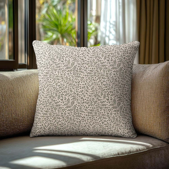 Beauty Home Decorative Pillow Case Green Branches 40x40cm