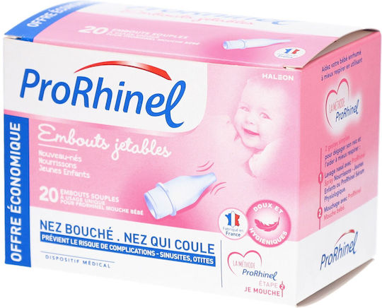 Prorhinel Piese de Schimb pentru Aspirator Nazal pentru Toată Familia 20 bucăți