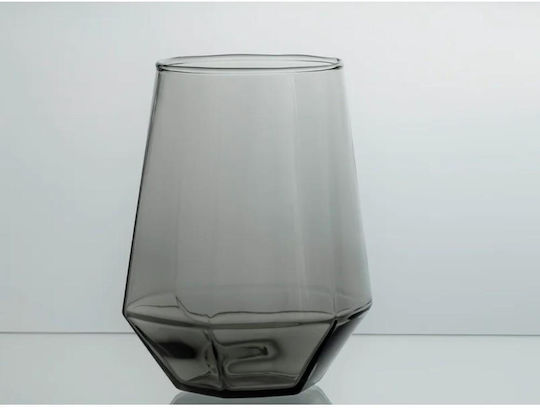 Cristar Set Water Glasses from Glass in Grey Colour 518ml 6pcs