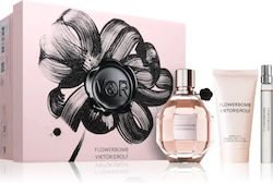 Viktor & Rolf Flowerbomb Дамски комплект с лосион за тяло Viktor & Rolf Flowerbomb Дамски комплект с лосион за тяло