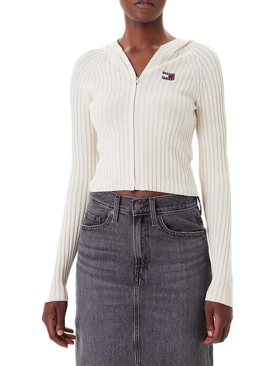 Tommy Hilfiger Women's Knitted Cardigan Ecru