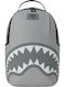 Sprayground Shark Central Ученическа Раница за Основно Сивa с Джоб за Бутилка 2026