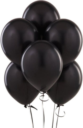 Zusammensetzung mit 50 Schwarzen Luftballons