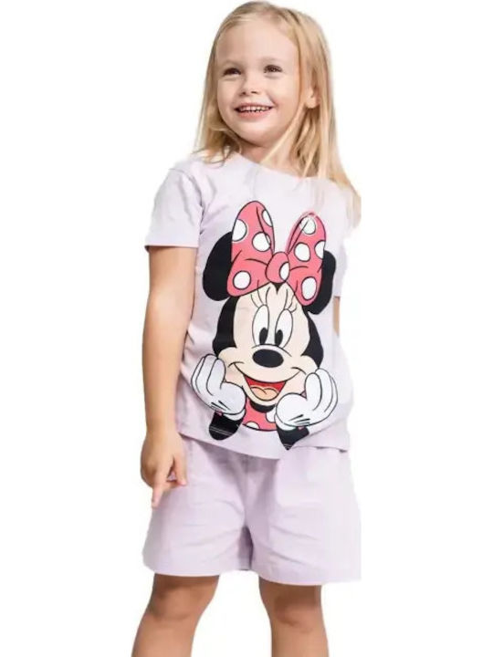 Disney Kinder-Nachtwäsche Flieder Minnie Mouse