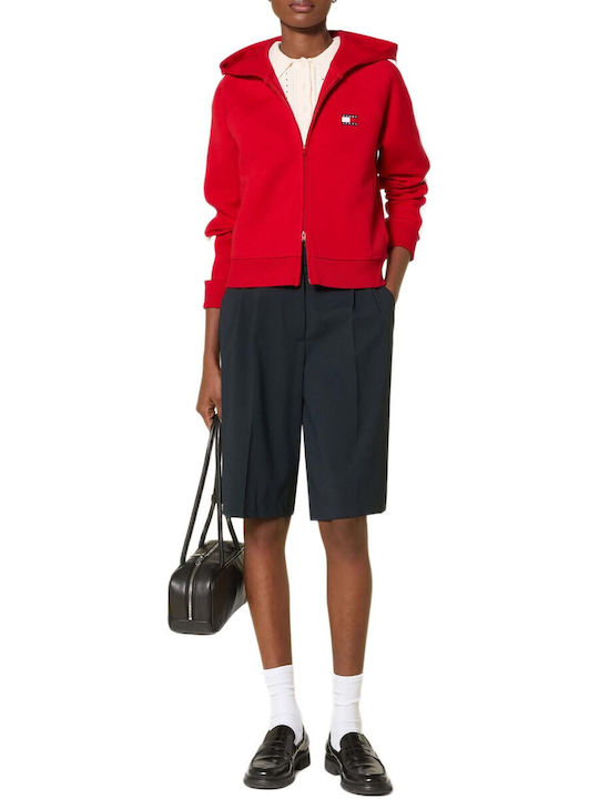 Tommy Hilfiger Geacă cu glugă roșie