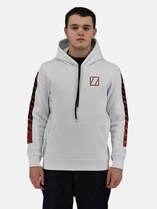 Cover Jeans Hooded Sweatshirt White