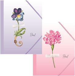 Φάκελος Ρ.ρ Λάστιχο Α4 Floral Φάκελος Ρ.ρ Λάστιχο Α4 Floral