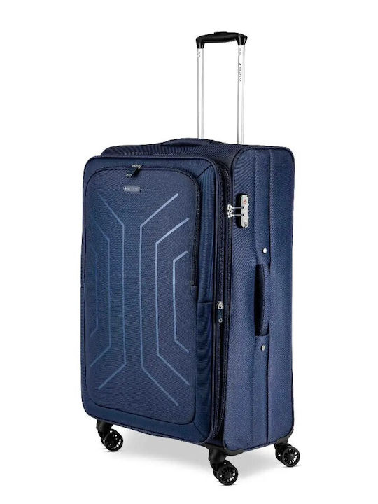 Ciak Roncato Large Blue Travel Suitcase 78cm
