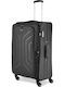Ciak Roncato Large Travel Suitcase Black Height 78cm