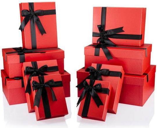 Gipta Gipta Geschenkverpackung Rot 12x7x18cm