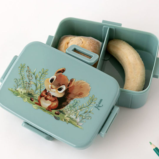 Kiokids Squirrel Plastic Kids' Food Container 0.8lt 17 x 6cm