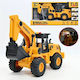 Kider Toys Excavator Vehicle Pull Back