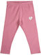Kids Sports Long Pink Leggings