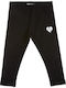 Kids Sports Long Black Leggings