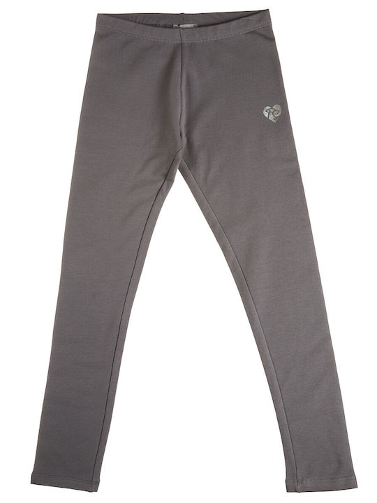 Kids Sports Long Grey Leggings