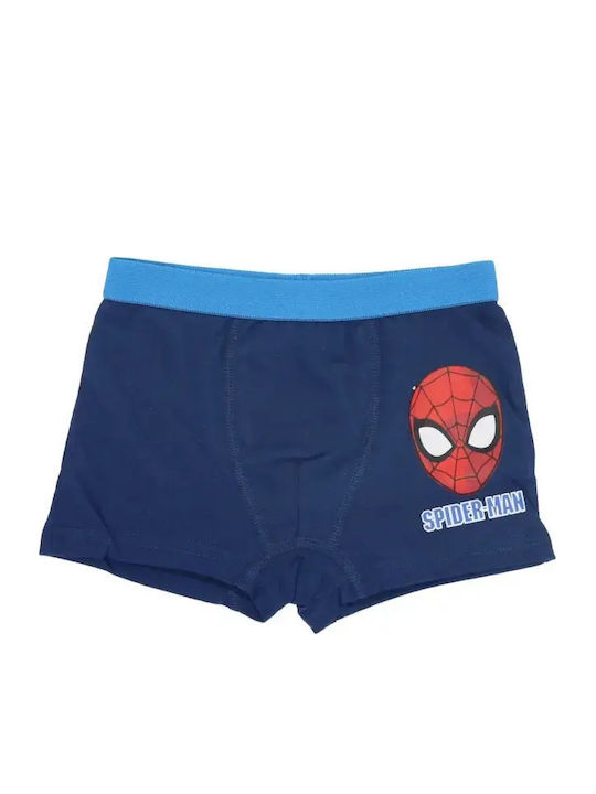 Marvel Spiderman Παιδικό Μποξεράκι Navy Μπλε