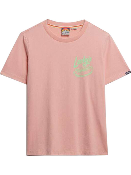 Superdry D2 Ovin Дамска Тениска Оранжева