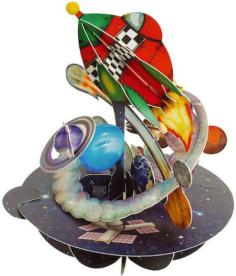 Santoro Pirouette 3D Pop-up Grußkarte Out In Space