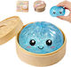 Rainbow Squishy Dumpling Squishy Light Blue