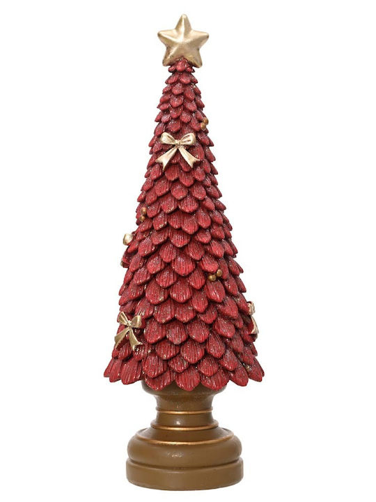 Weihnachtsdekorationen mit Bäumen Polyresin Verziert Rote 36cm 306.001.0892.07