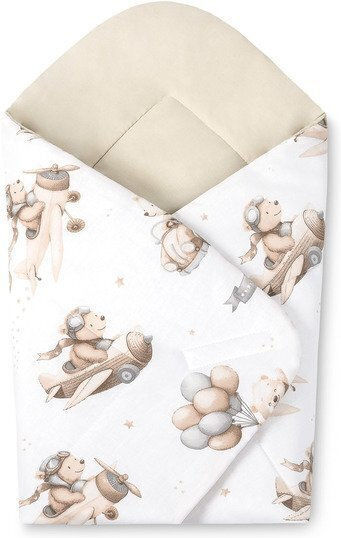 Sensillo Pătură Pepinieră Swaddling 100% Bumbac Bej 75x75cm