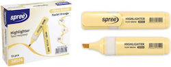 Spree Underline Marker Peach Pastel 6mm Spree Underline Marker Peach Pastel 6mm