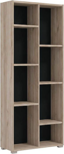 Modulus 4 Библиотека Подова Пластмасова Сива 70x33x142cm