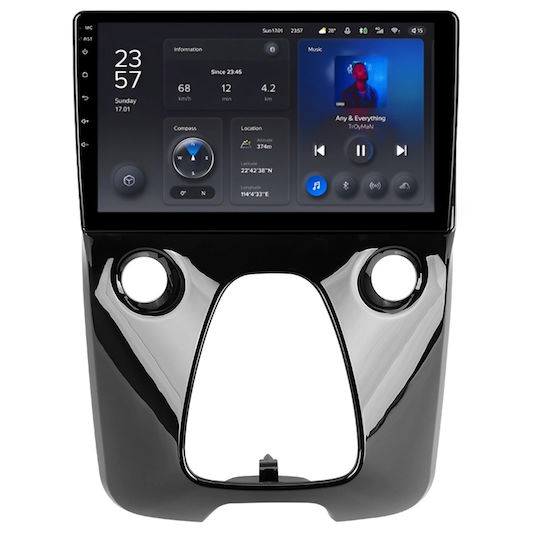 Teyes X1 4g Navigație Auto Peugeot 108 2014-2021 2+32gb 10.2" Ips Octa-core 1.6ghz Android 4g Bluetooth 5.1 Dsp Variant A