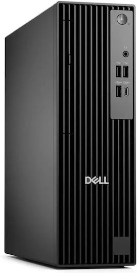 Dell Pro Slim QCS1255 Компютър в компактен формат (Ryzen 5-8600G/32GB DDR5/1TB SSD/W10 Pro)