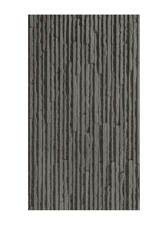 3D Wandpaneele mit Kleber Graue 60x120cm 10Stücke