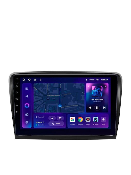 Moss M3 Navigație Auto Skoda Superb 2 2008-2015 4+32GB 10" QLED Octa-Core 2GHz Android 4G Bluetooth 5.1 DSP
