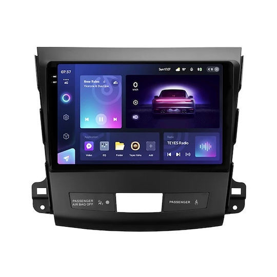 Teyes Cc3 2k Автомобилен Навигатор Citroen C-crosser 2007-2012 4+64GB 9.5" Qled Octa-core 2GHz Android 4G Bluetooth 5.1 DSP Вариант B