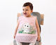 Kiokids Waterproof Fabric Baby Bib with Pocket ...