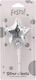 Birthday Candle Star Question Mark Silver