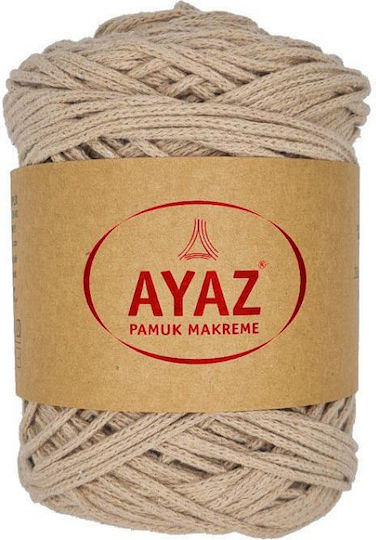 Ayaz Pamuk Makreme 100% Cotton Yarn Bag 250gr 150m Dark Beige