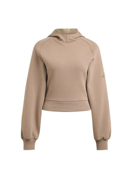 Women's Hooded Sweatshirt Khaki