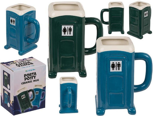 Out of the Blue Porta Potty Чаша Керамична Зелена 330ml