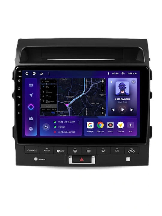 Navigație Auto Moss M2 Toyota Croazieră Pe Uscat 11 J200 2007-2015 4+32GB 10" IPS Octa-Core 1.6GHz Android 4G Bluetooth 5.1 DSP Variantă C