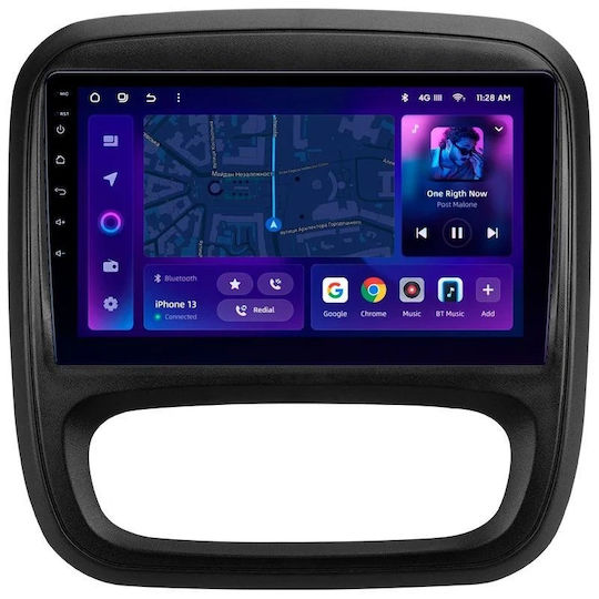 Moss M3 Автомобилна Навигация Opel Vivaro B 2014-2018 4+32GB 9" Qled Octa-core 2GHz Android 4G Bluetooth 5.1 DSP