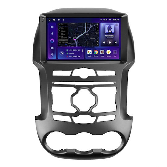 Navigație Auto Moss M3 Ford Vânător 3 2011-2018 4+32gb 9" Qled Octa-core 2ghz Android 4g Bluetooth 5.1 Dsp Variantă A