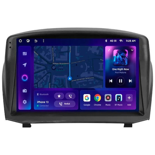 Car Navigation Moss M3 Ford Fiesta 6 2008-2019 4+32gb 9" Qled Octa-core 2ghz Android 4g Bluetooth 5.1 Dsp Variant B