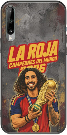 Калъф La Roja Campeones Del Mundo Marc Cucurella Samsung Galaxy A30s Черен TPU Силикон