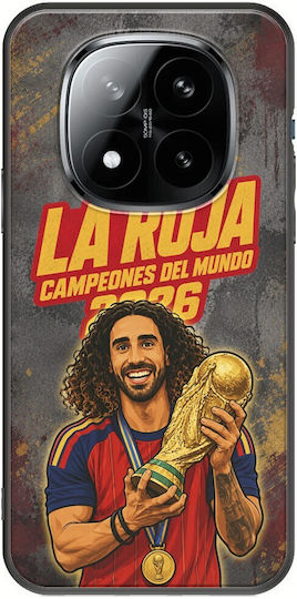 Handyhülle La Roja Campeones Del Mundo Marc Cucurella Xiaomi Poco M8 Pro 5g Schwarzes Tpu Schwarz Silikon