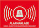 Αυτοκόλλητο Abus Warning Alarm 74 X 52.5 Mm