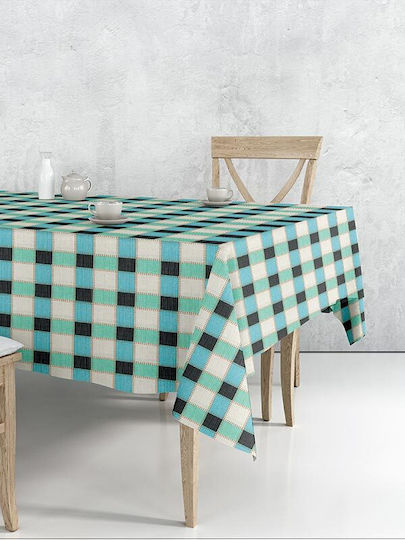 Sunshine Tablecloth 5452 Blue 140x140cm