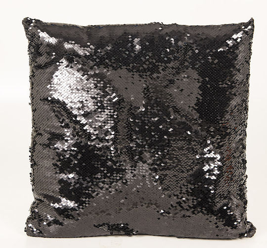 Zaros Zierkissen Schwarz 40x40cm