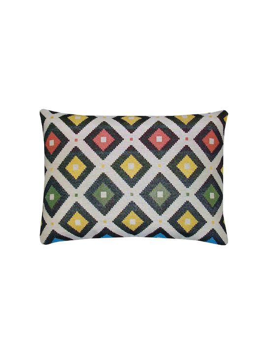 Sofa Cushion Ethnic Black 30x50cm