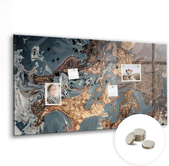 Placă Magnetică Decorativă Marmură Un Magnet 120x60