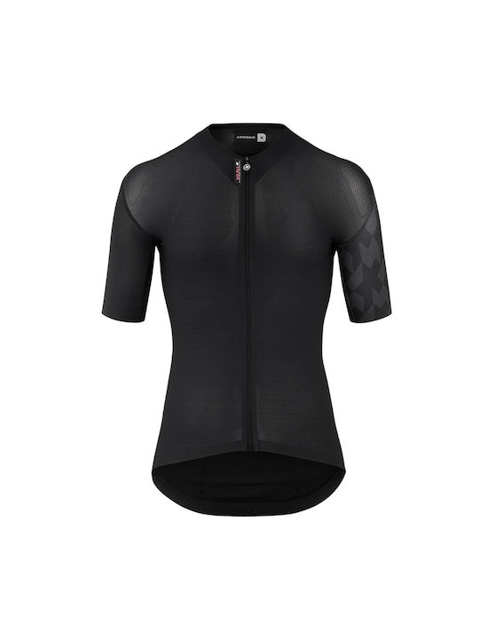 Assos Tricou De Ciclism Pentru Bărbați Cu Mâneci Scurte Negru