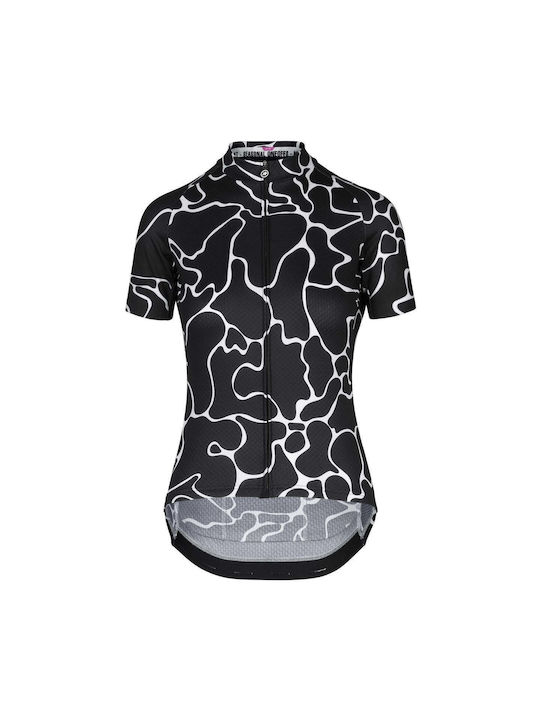 Assos Tricou De Ciclism Pentru Femei Cu Mâneci Scurte Negru